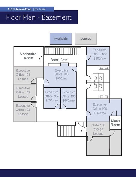 More Photos Of 115 N Geneva Rd, Vineyard Office For Lease
