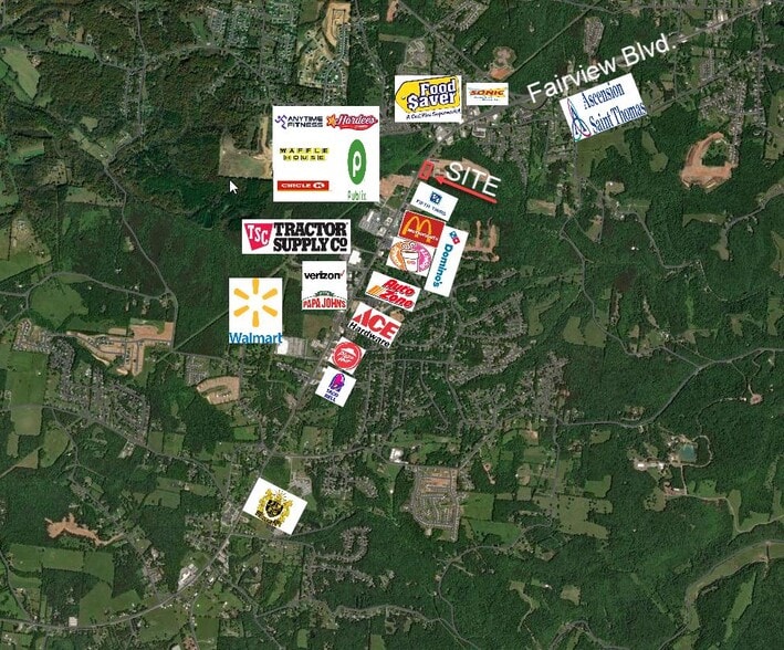 More Photos Of 2135 Fairview Blvd, Fairview General Retail For Lease