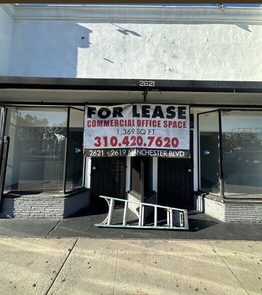 Primary Photo Of 2619-2621 W Manchester Blvd, Inglewood Storefront Retail Office For Lease