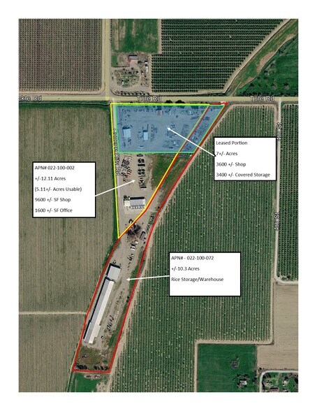 More Photos Of 7082 Tule Rd, Arbuckle Industrial For Sale