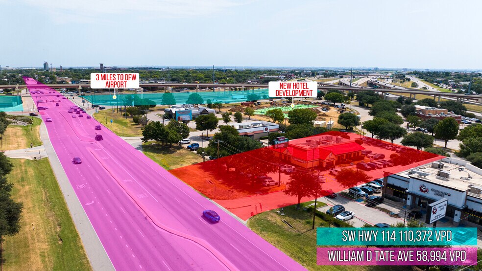 More Photos Of 1505 William D Tate Ave, Grapevine Restaurant For Sale