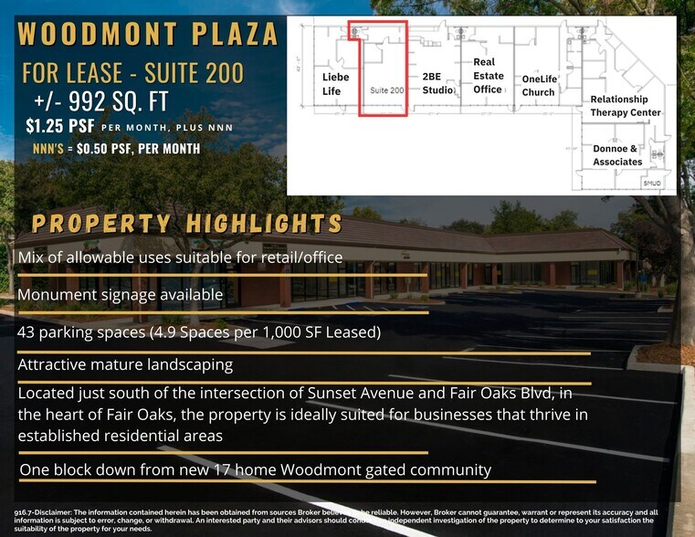More Photos Of 10940 Fair Oaks Blvd, Fair Oaks Office For Lease