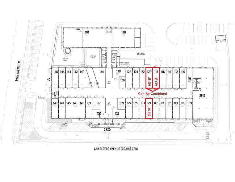 More Photos Of 3814 Charlotte Ave, Nashville General Retail For Lease