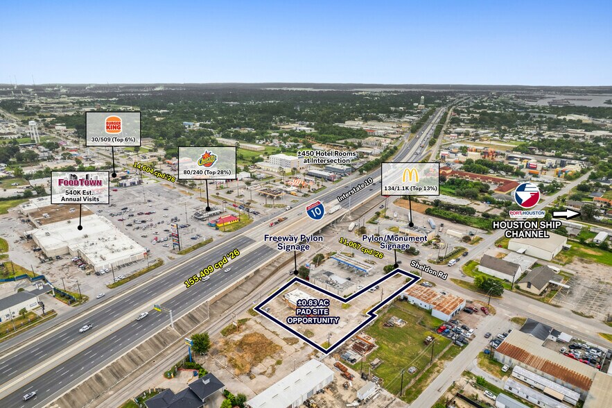 More Photos Of 15770 East Fwy, Channelview General Retail For Sale