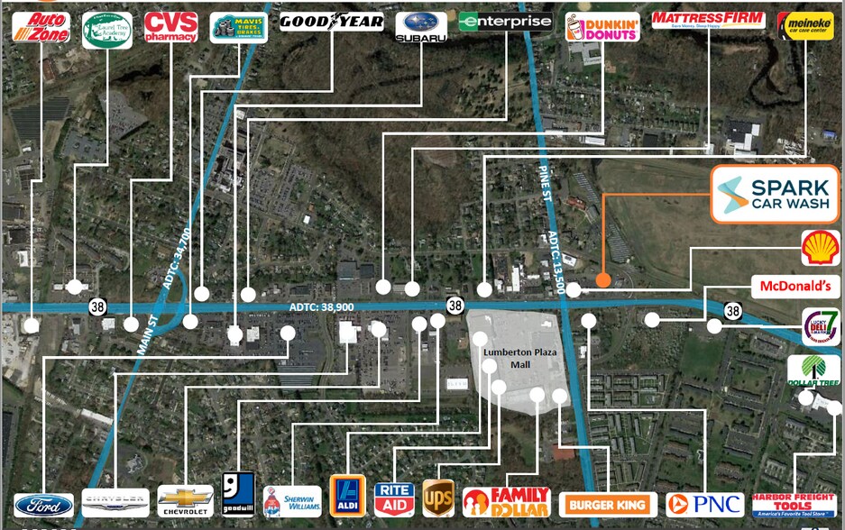 1659 Route 38, Mount Holly, NJ 08060 Carwash For Sale