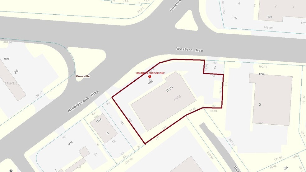 More Photos Of 1800 Middlebrook Pike, Knoxville Freestanding For Lease