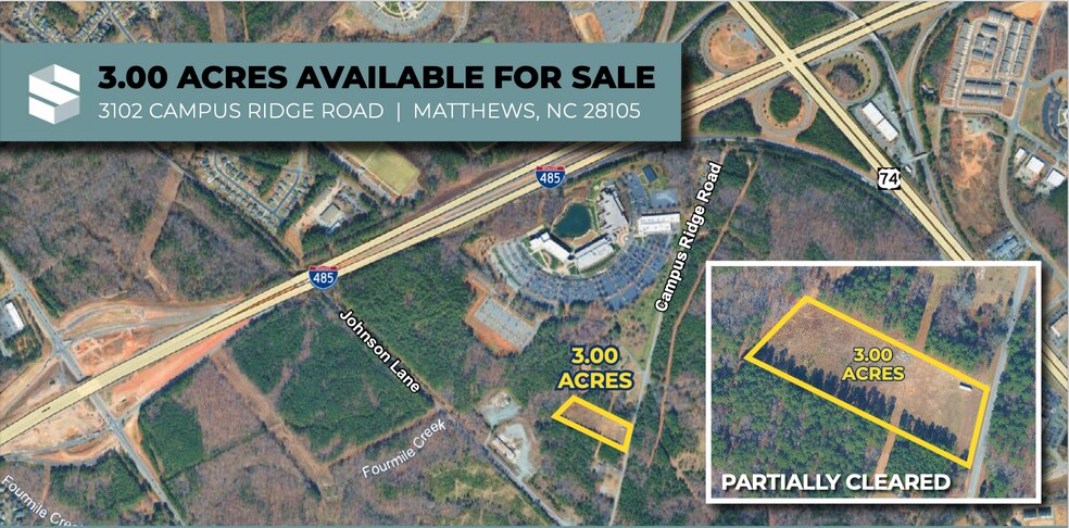 Primary Photo Of 3102 Campus Ridge Rd, Matthews Land For Sale