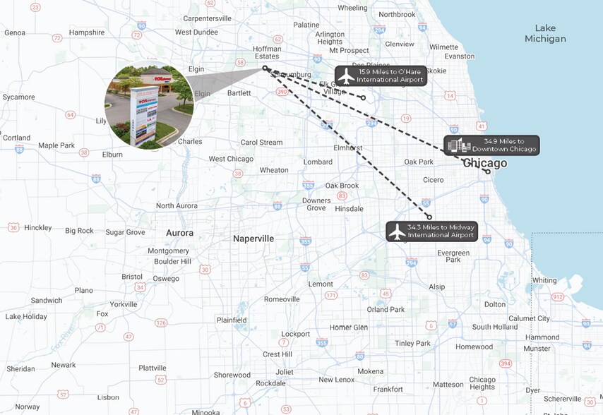 More Photos Of 1801-1861 W Golf Rd, Schaumburg Storefront For Sale