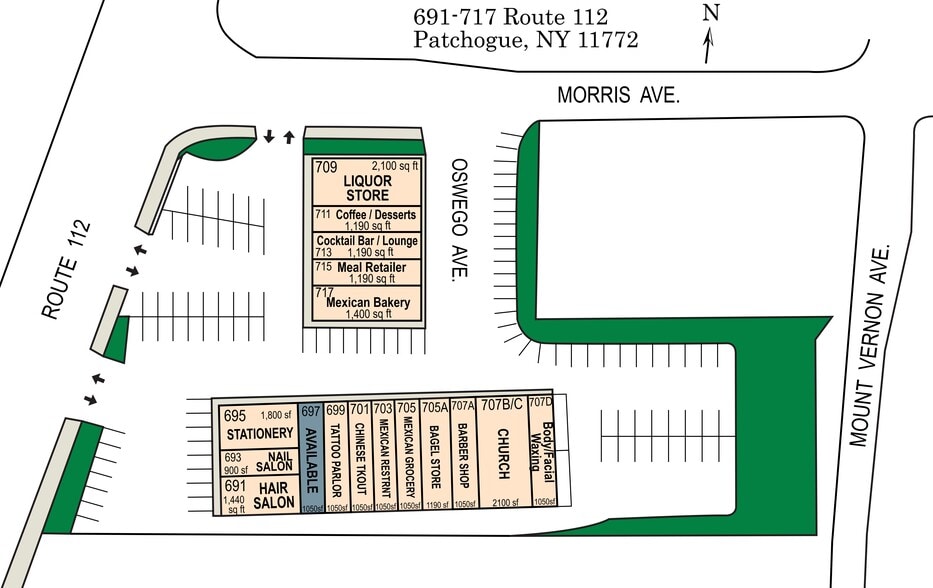 More Photos Of 691-717 Medford Ave, Patchogue Unknown For Lease