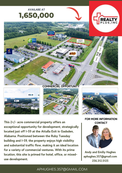 Primary Photo Of 1 Walker St, Gadsden Land For Sale