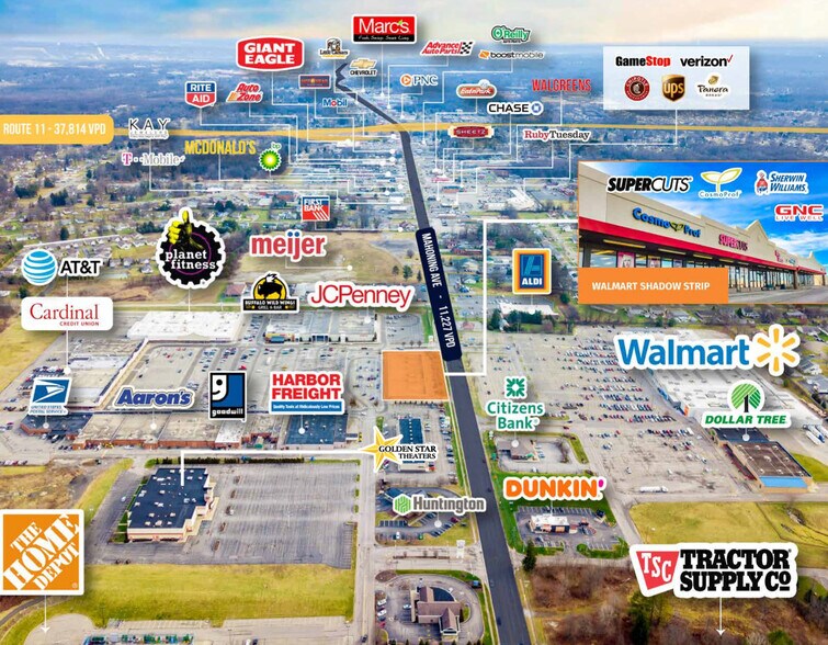 More Photos Of 6000 Mahoning Ave, Youngstown Unknown For Lease