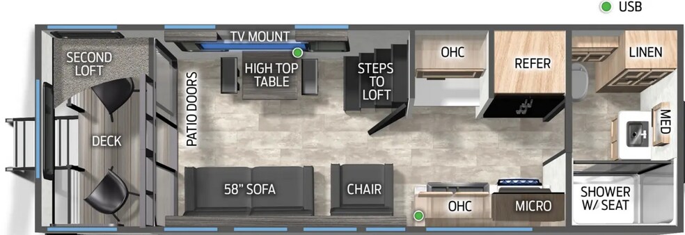 More Photos Of 1845 Oleander, Crystal Beach Trailer Camper Park For Sale