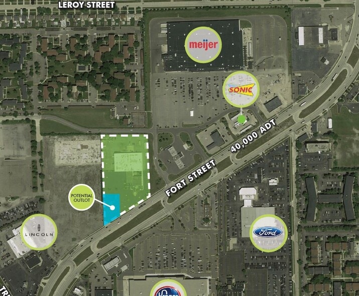 More Photos Of 16600 Fort St, Southgate Auto Dealership For Lease