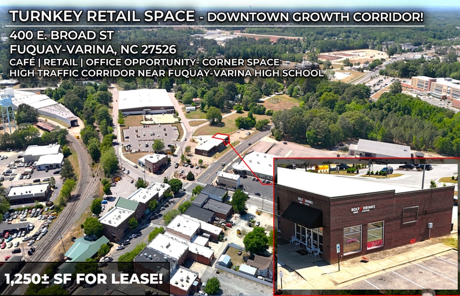 Primary Photo Of 400-412 E Broad St, Fuquay-Varina Freestanding For Lease