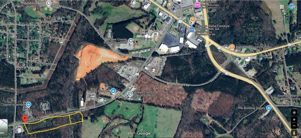 Primary Photo Of 466 Andrews Drive, Washington Land For Sale