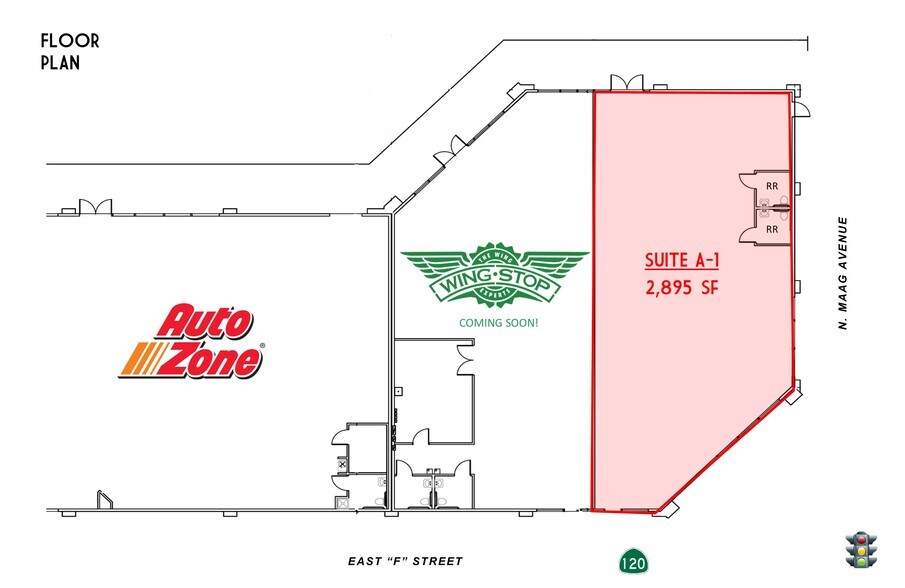 More Photos Of 1474-1484 E F St, Oakdale Storefront For Lease