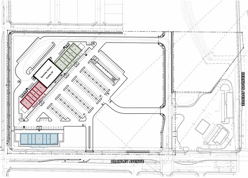 More Photos Of SWC OF HERNDON & BRAWLEY AVENUES Ave, Fresno Unknown For Lease