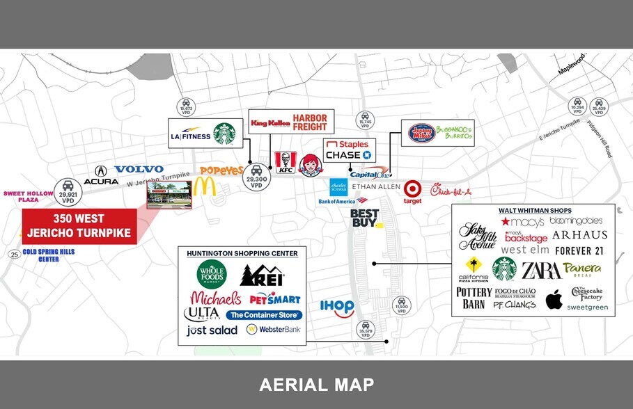 More Photos Of 350 W Jericho Tpke, Huntington Storefront For Lease