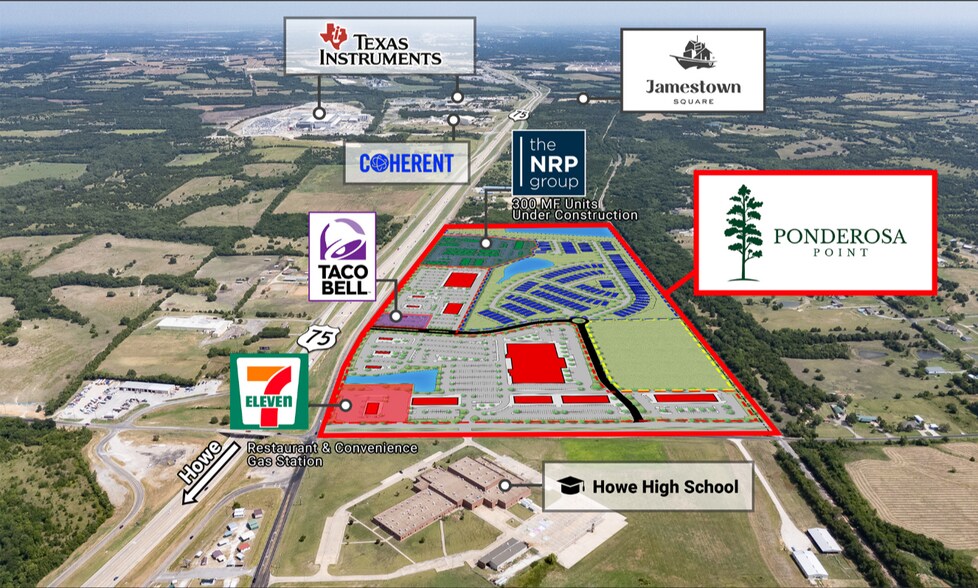 More Photos Of US-75 & Ponderosa Rd, Howe Land For Sale
