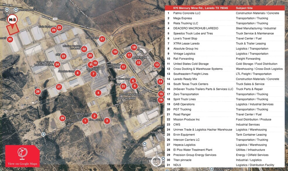 More Photos Of 970 Mercury Mine Rd, Laredo Land For Sale