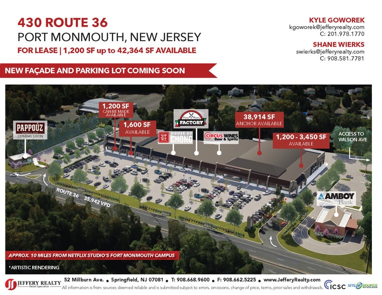 Primary Photo Of 430 State Hwy Rte 36, Middletown Unknown For Lease