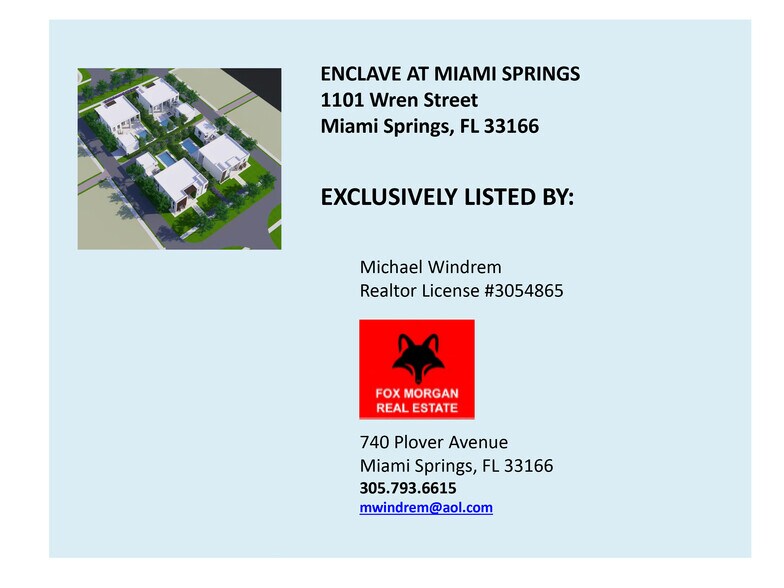 Primary Photo Of 1101 Wren Ave, Miami Springs Land For Sale