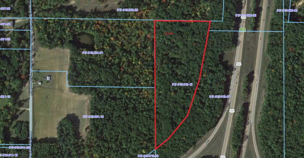 Primary Photo Of US 131 @ 45, Howard City Land For Sale