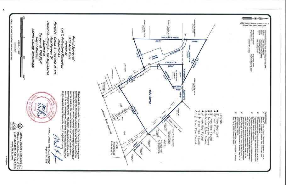 More Photos Of 129 Jefferson Davis Blvd, Natchez Land For Sale