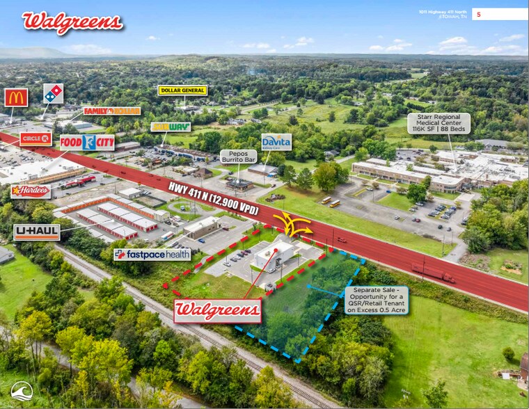 More Photos Of 1011 Highway 411, N, Etowah Freestanding For Sale