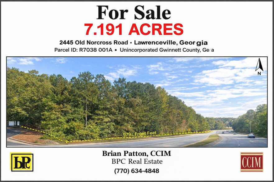 Primary Photo Of 2445 Old Norcross rd, Lawrenceville Land For Sale