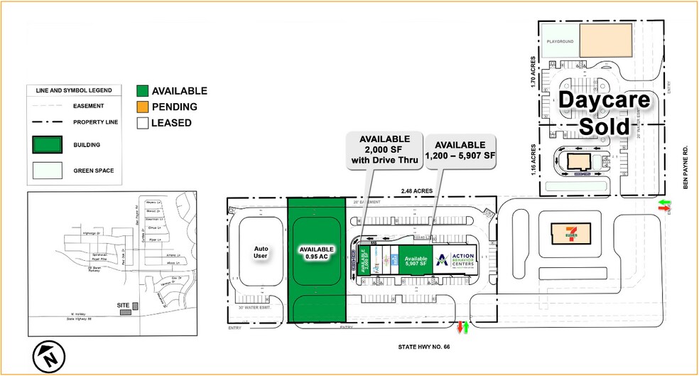 More Photos Of NWQ of 66 & Ben Payne Road hwy, Fate Land For Sale