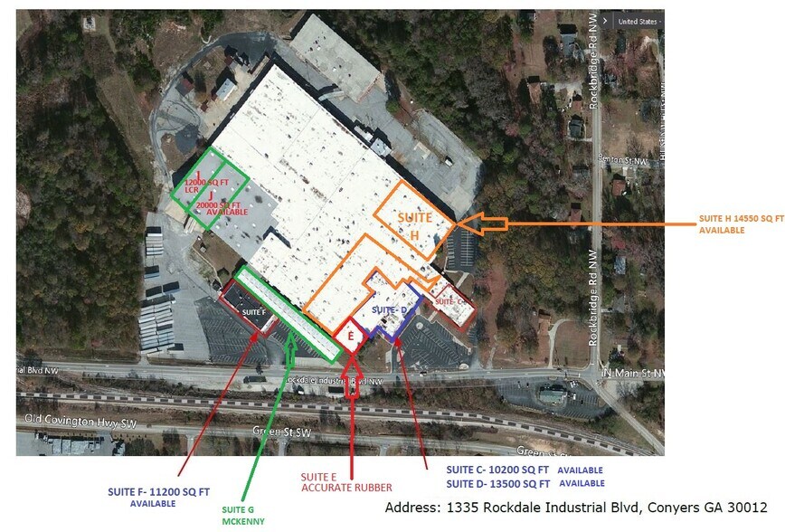 More Photos Of 1335 Rockdale Industrial Blvd NW, Conyers Light Manufacturing For Lease