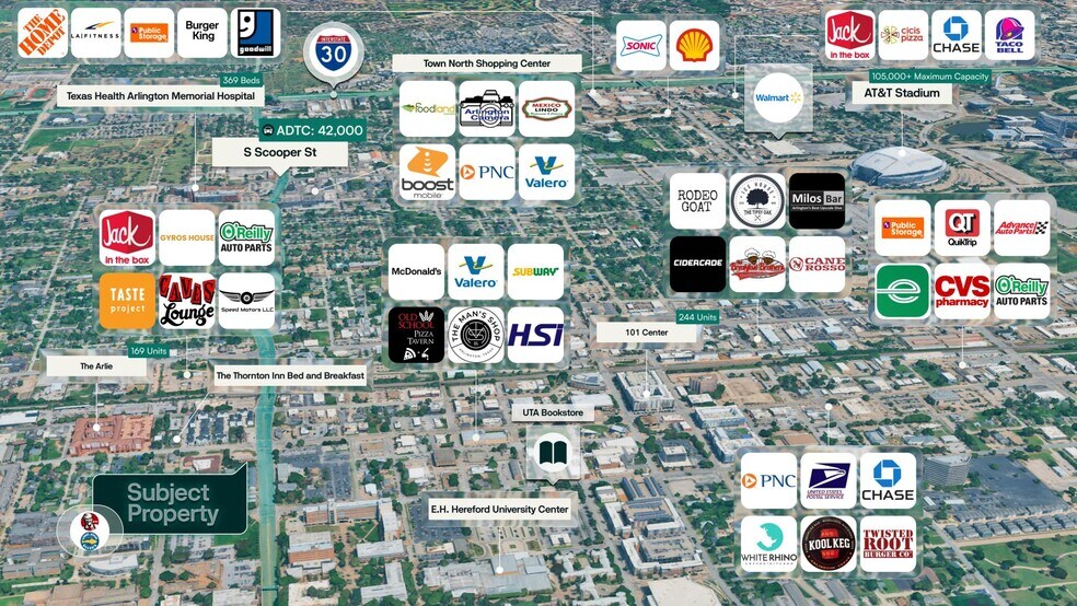 More Photos Of 700 W Abram St, Arlington Fast Food For Sale