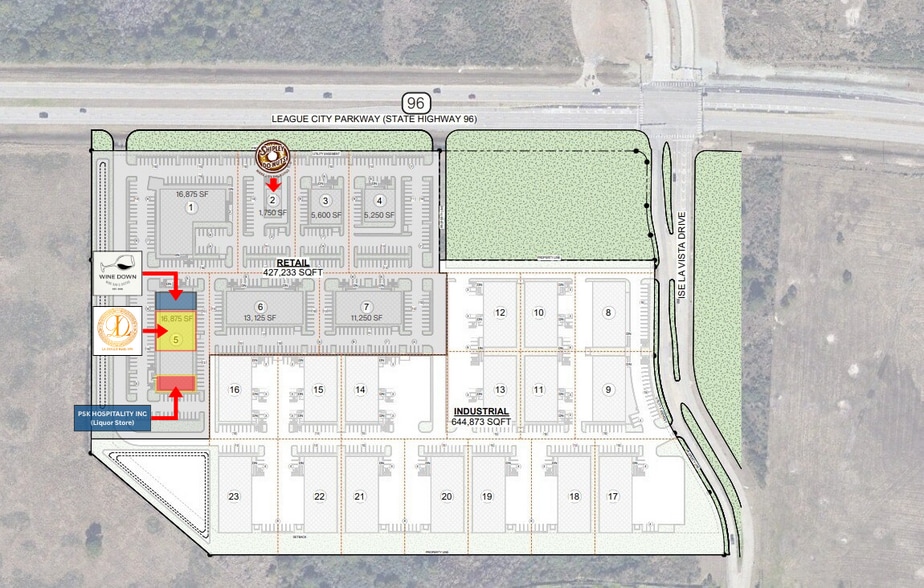 More Photos Of League City Pky & Isla Vista Dr, League City Unknown For Lease