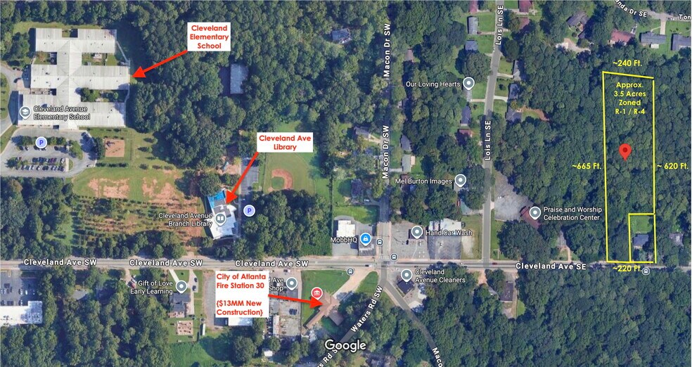 More Photos Of 74 Cleveland Ave SE, Atlanta Land For Sale