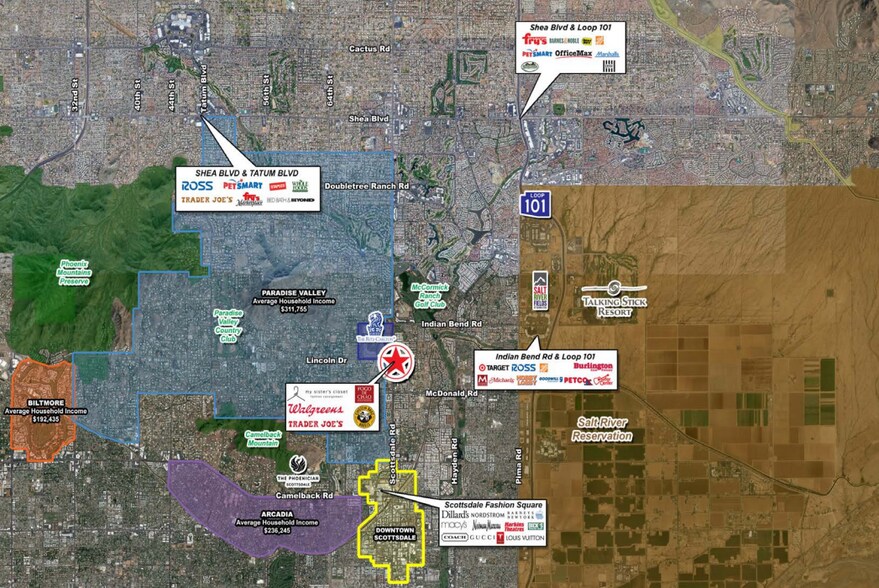 More Photos Of 6200-6208 N Scottsdale Rd, Scottsdale General Retail For Lease