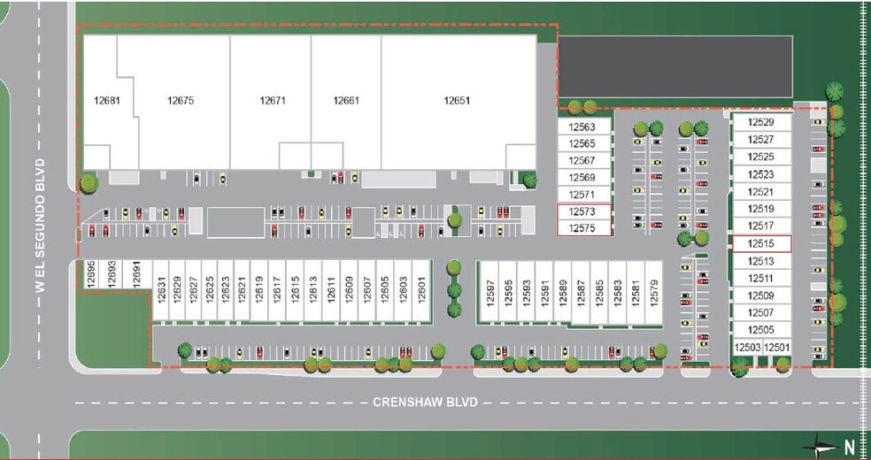 More Photos Of 12501-12529 Crenshaw Blvd, Hawthorne Unknown For Lease