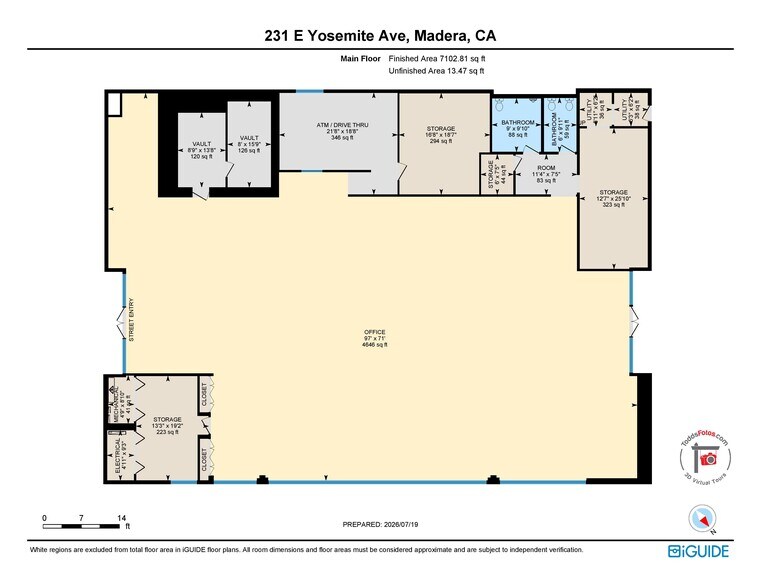 More Photos Of 231-233 E Yosemite Ave, Madera Bank For Sale