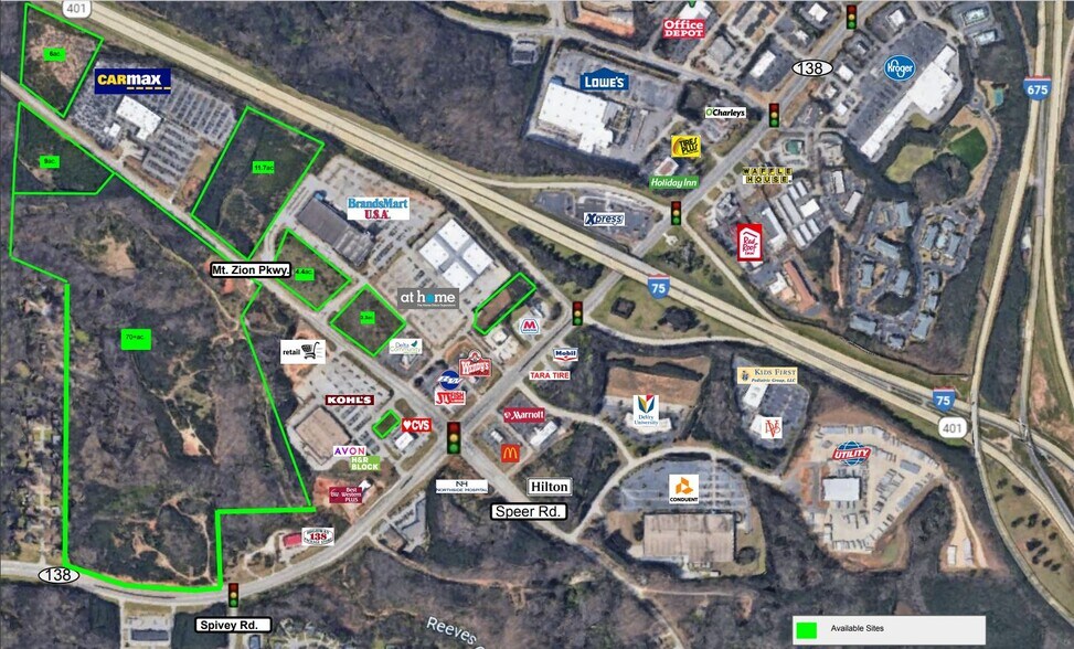 More Photos Of 4200 Mt Zion Pkwy, Stockbridge Land For Sale