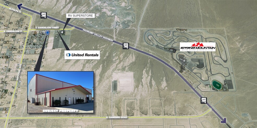 Primary Photo Of 4191 E Dandelion St, Pahrump Freestanding For Sale