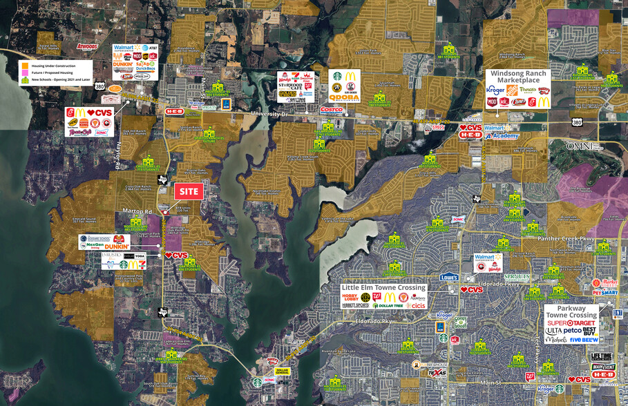 Primary Photo Of 3301 W FM 720, Oak Point Land For Sale