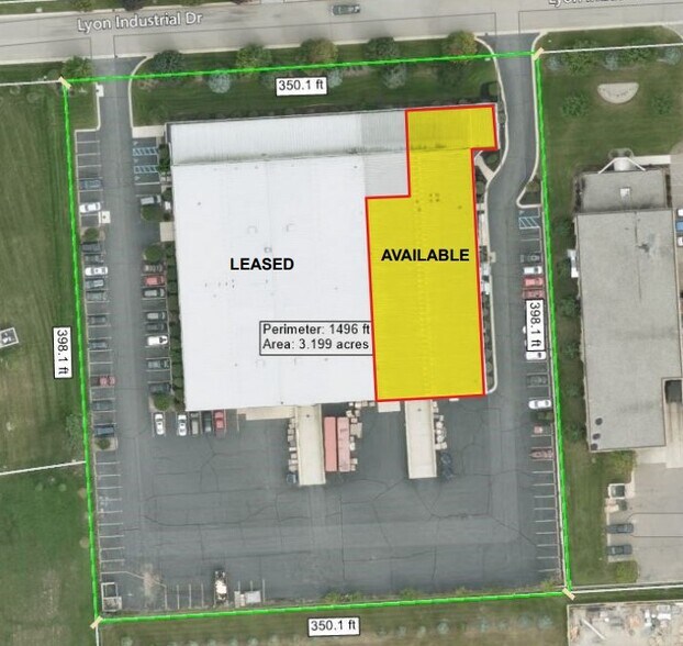 More Photos Of 55395-55397 Lyon Industrial Dr, New Hudson Warehouse For Lease