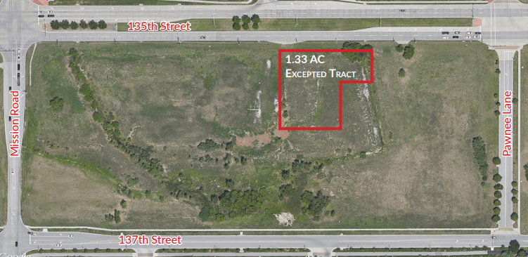 Primary Photo Of SEC 135th St & Mission Rd @ Pawnee Ln, Leawood Land For Sale