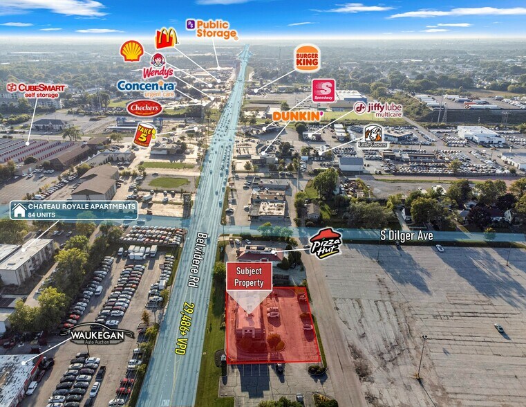 More Photos Of 2780 Belvidere Rd, Waukegan Fast Food For Sale