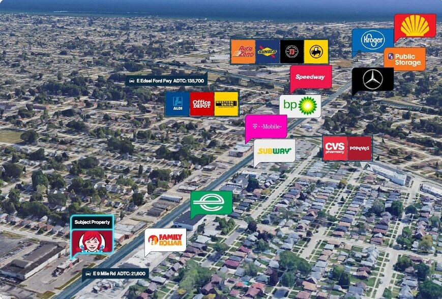 More Photos Of 18001 E 9 Mile Rd, Eastpointe Fast Food For Sale