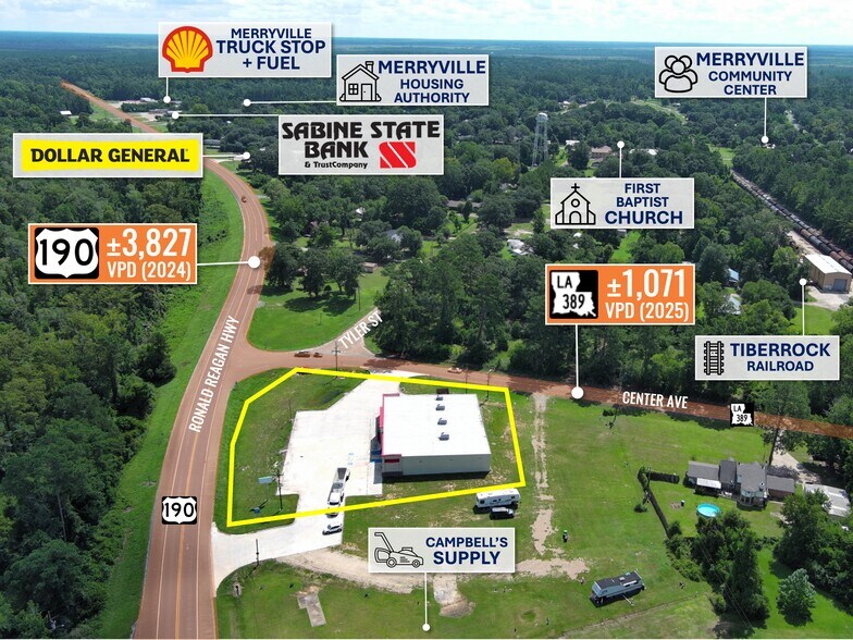 Primary Photo Of 11787 Highway 190 W, Merryville Freestanding For Lease