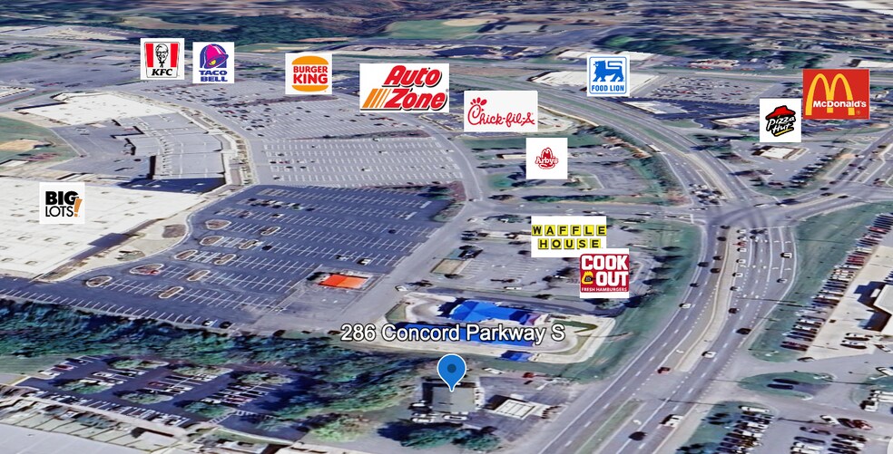 Primary Photo Of 286 Concord Pky S, Concord General Retail For Sale