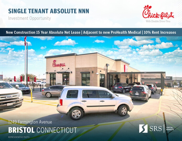 Primary Photo Of 1249 Farmington Ave, Bristol Fast Food For Sale