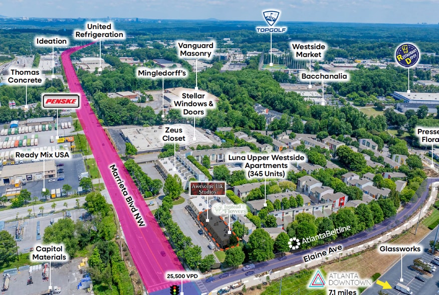 More Photos Of 1331 Marietta Blvd NW, Atlanta General Retail For Sale