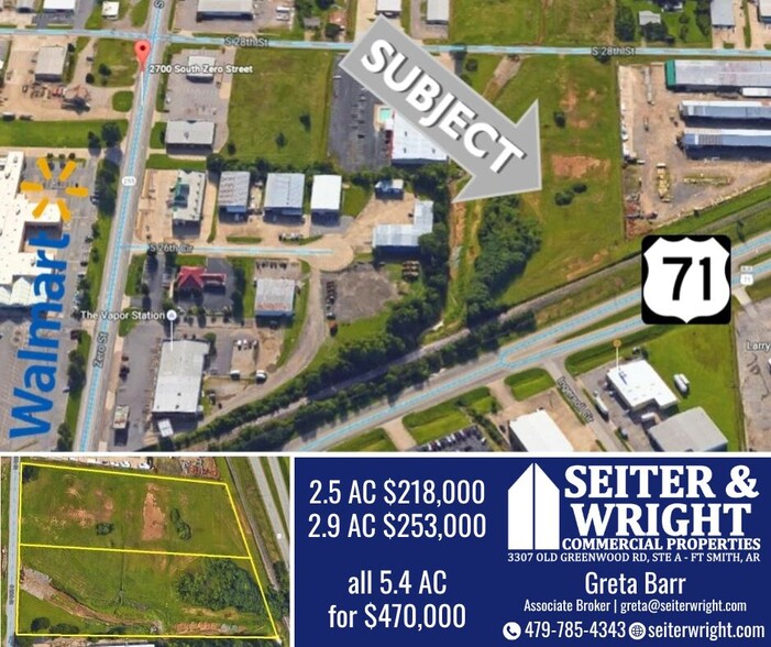 Primary Photo Of S 28th, Fort Smith Land For Sale